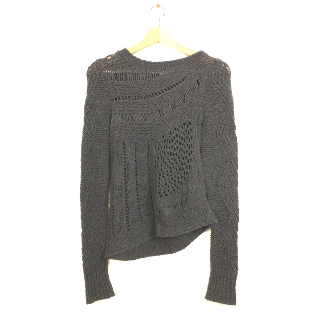 Anthro Moth Asymmetrical Sweater